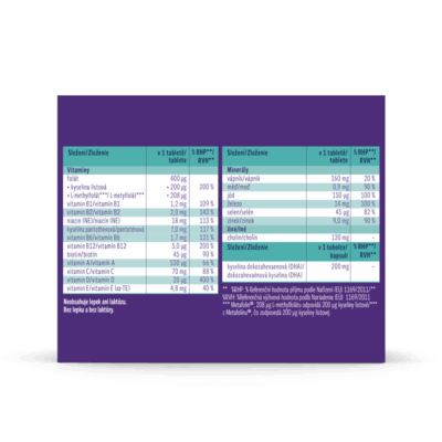 Femibion 3 Dojčenie 56 tabliet + 56 kapsúl – Obrázok 4
