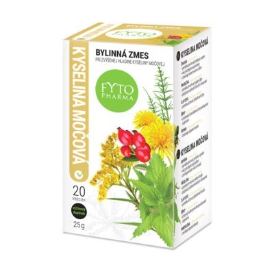 FYTO Bylinná zmes pri zvýšenej kyseline močovej 20x1,25 g – Obrázok 1