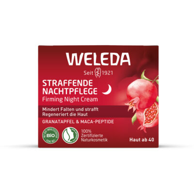WELEDA Spevňujúci nočný krém granátové jablko a maca peptidy 40 ml – Obrázok 2
