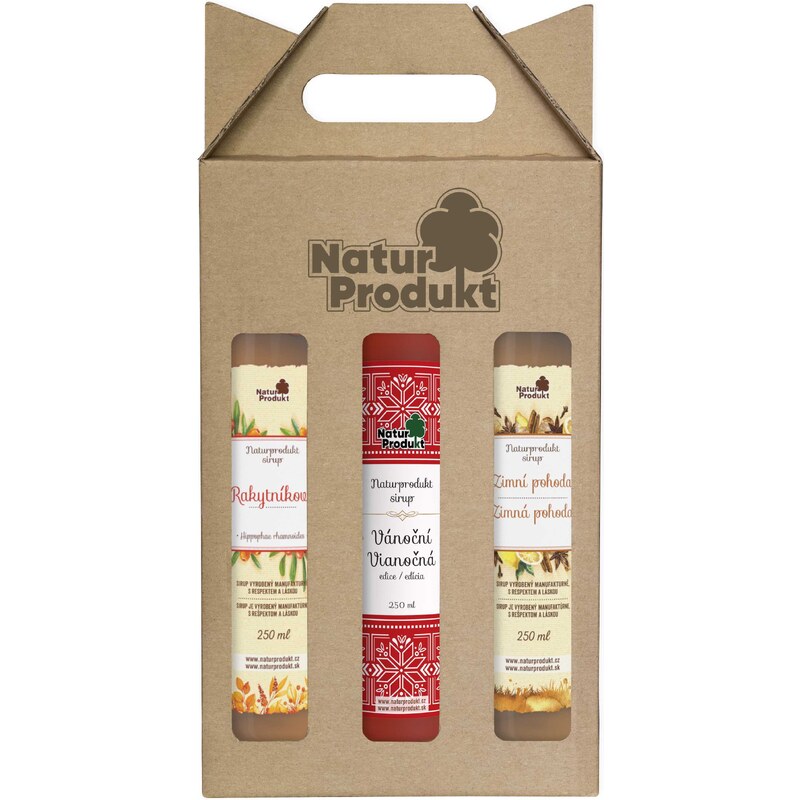 Naturprodukt Vianočná sada sirupov – Obrázok 1
