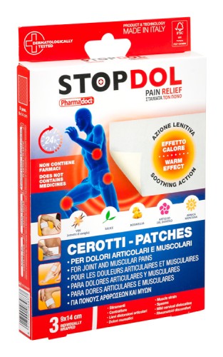 Stopdol náplasť proti bolesti s hrejivým efektom 9x14 cm 3 ks – Obrázok 1