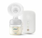 Philips AVENT Elektrická odsávačka mlieka SCF396/11, nabíjateľná + fľaša 125 ml