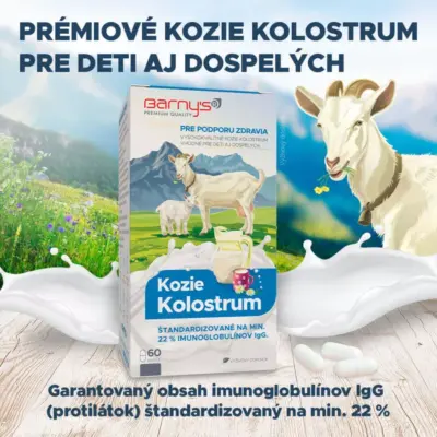 Barny′s® Kozie Kolostrum 60 kapsúl – Obrázok 3