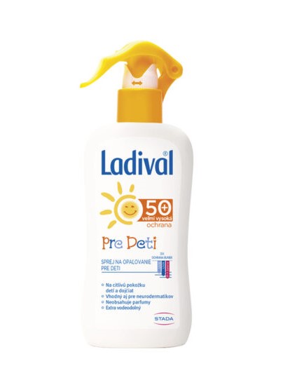 Ladival PRE DETI SPF 50 sprej 200 ml – Obrázok 1