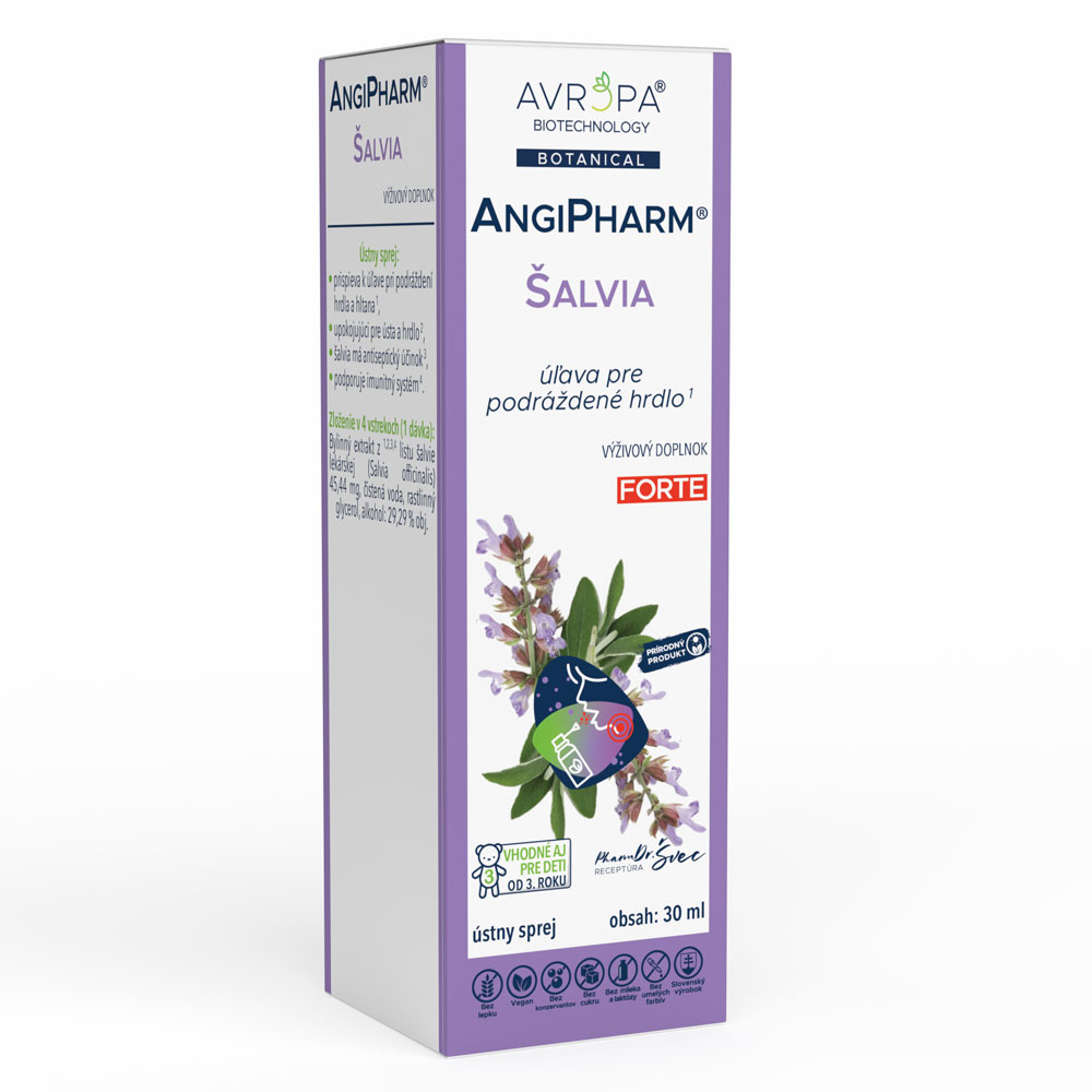 AngiPharm_Salvia_rediz_1000x1000 AVROPA AngiPharm Šalvia ústny sprej 30 ml – Obrázok 1