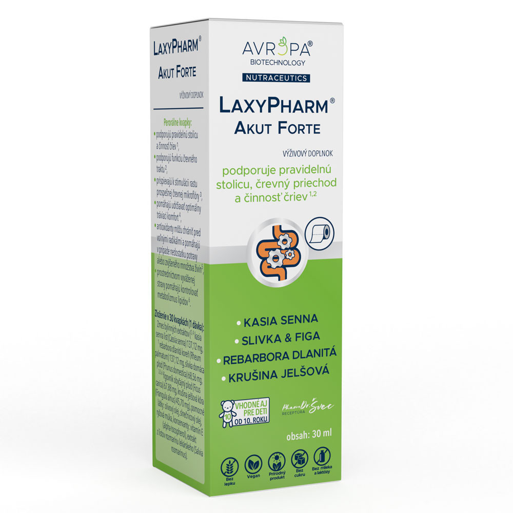 detail_11057 AVROPA LaxyPharm Akut Forte bylinné kvapky 30 ml – Obrázok 1