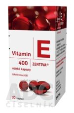VITAMIN E 400-ZENTIVA cps mol 400 mg (fľ.skl.) 1x30 ks – Obrázok 2