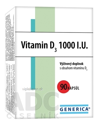 hnc8zw0_400x400 GENERICA Vitamin D3 1000 I.U. 90 kapsúl – Obrázok 1