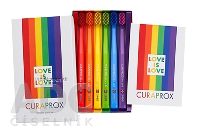 htju740_400x400 CURAPROX CS 5460 ultrasoft Dúhová edícia zubná kefka 1x6 ks – Obrázok 1