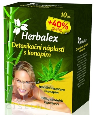 rumgz30_400x400 Herbalex Detoxikačné náplasti s konopou 10 ks + 40% gratis (14 ks) – Obrázok 1