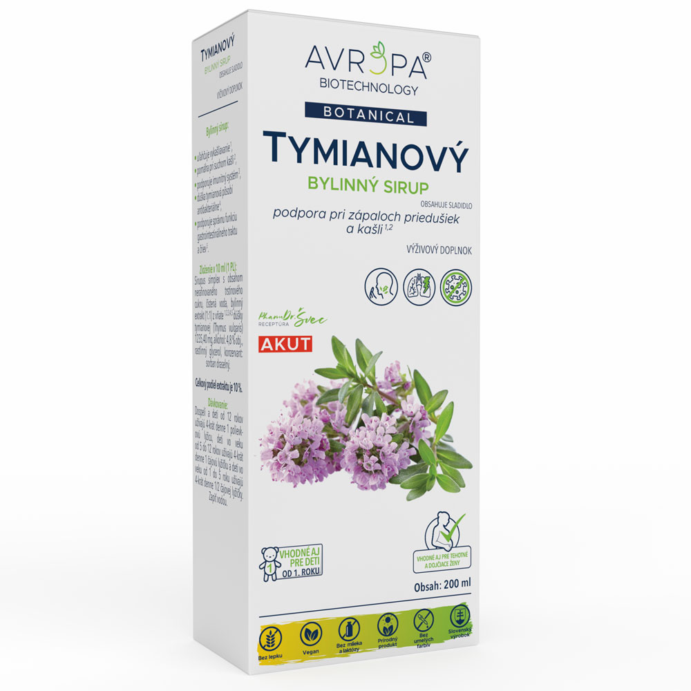 sirup_tymianovy_rediz_1000x1000 AVROPA Tymianový bylinný sirup 200 ml – Obrázok 1