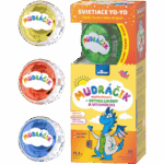 VITAR MUDRÁČIK multivitamín + betaglukány s vitamínom D3 60 tabliet, príchuť lesná zmes + darček: svietiace jojo – Obrázok 2
