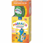VITAR MUDRÁČIK multivitamín + betaglukány s vitamínom D3 60 tabliet, príchuť lesná zmes + darček: svietiace jojo