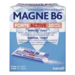MAGNE B6 FORTE ACTIVE prášok vo vrecúškach (inov. 2024) 1x20 ks