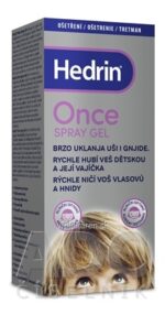 HEDRIN ONCE SPRAY GEL proti všiam a hnidám 1x100 ml – Obrázok 2