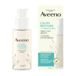 Aveeno CALM+RESTORE pleťové sérum s trojitým ovseným komplexom 30 ml