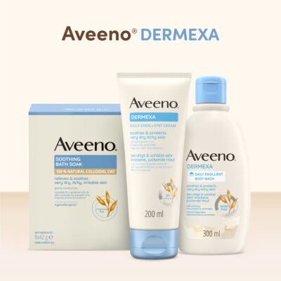 Aveeno DERMEXA Emolienčný sprchovací gél 300 ml – Obrázok 7