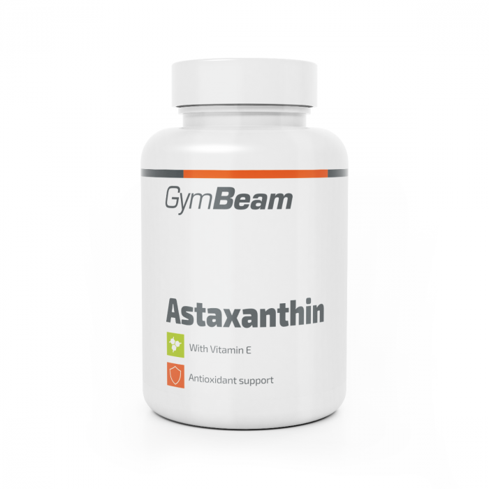 astaxanthin_60caps_gymbeam Astaxantín - GymBeam – Obrázok 1