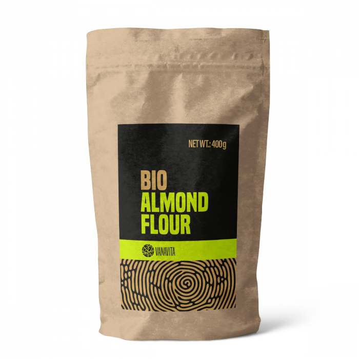 bio_almond_flour_400_g_vanavita BIO Mandľová múka - VanaVita – Obrázok 1