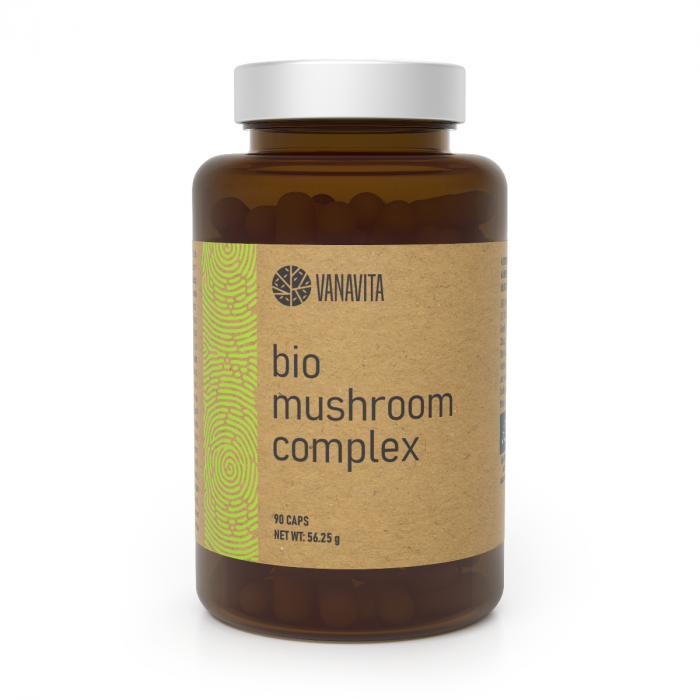 bio_mushroom_complex_vanavita Extrakt z húb BIO Mushroom Complex - VanaVita – Obrázok 1