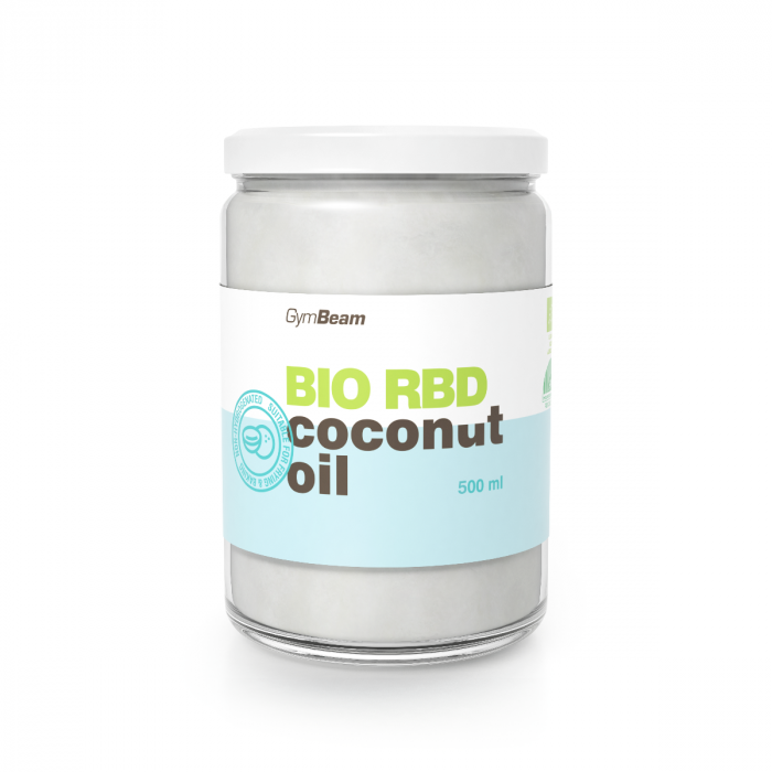bio_rbd_coconut_oil_500_ml_gymbeam_1_ BIO RBD Kokosový olej - GymBeam – Obrázok 1