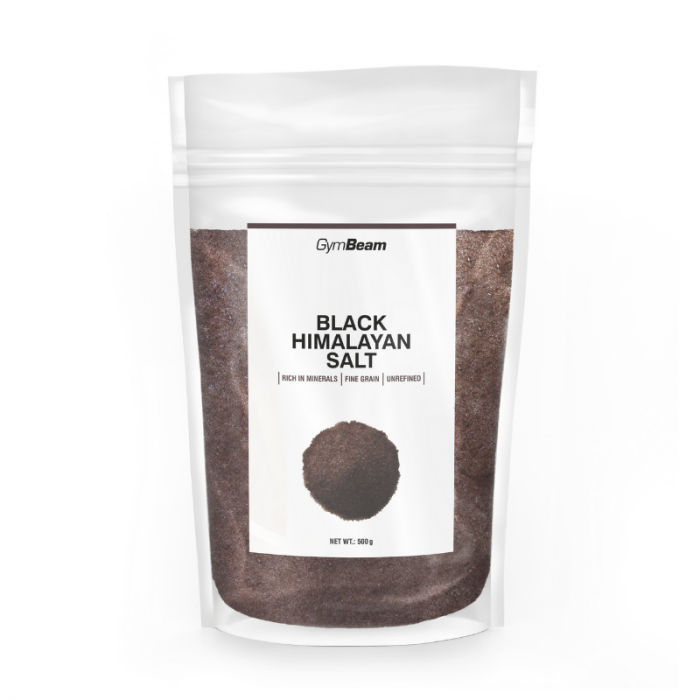 black_himalayan_salt Čierna himalájska soľ 500 g - jemná - GymBeam – Obrázok 1