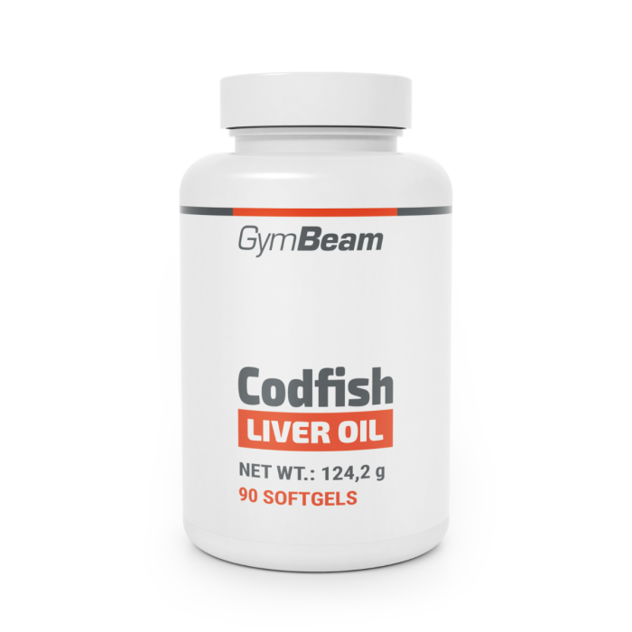 codfish_liver_oil_90_softgels_gymbeam Olej z tresčej pečene - GymBeam – Obrázok 1