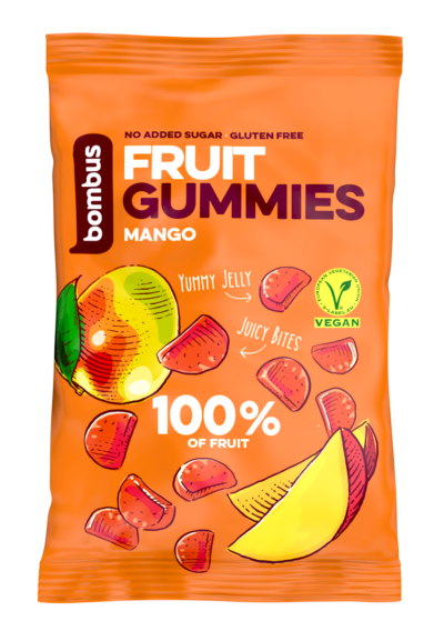BOMBUS FRUIT GUMMIES 35 g – Obrázok 2