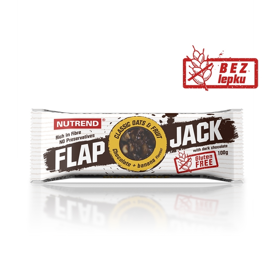 flapjack-gluten-free-cokolada-banan-s-horkou-cokoladou-1180 Nutrend FLAPJACK GLUTEN FREE – Obrázok 1