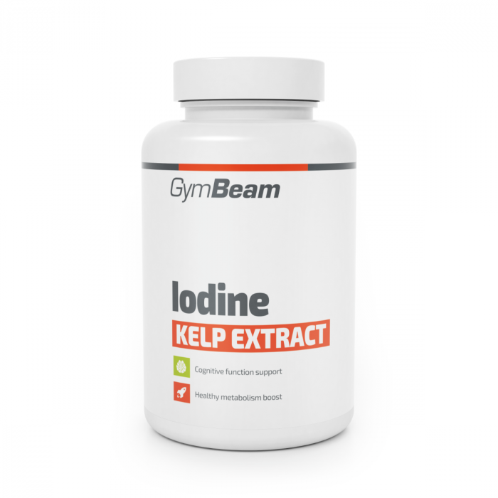 iodine_kelp_extract_90_caps_gymbeam Jód extrakt z kelpu - GymBeam – Obrázok 1