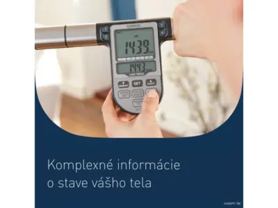 OMRON BF-511 digitálna váha s telesnou analýzou, modrá – Obrázok 3