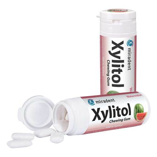 MIRADENT Xylitol žuvačky MELÓN 30 ks – Obrázok 1