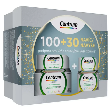 2_219982 Centrum Silver 100+30 tabliet darčekové balenie – Obrázok 1
