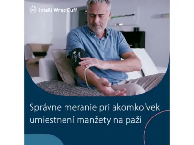 OMRON M3 Comfort tlakomer na rameno + adaptér – Obrázok 4