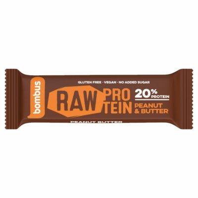 BOMBUS RAW 20% PROTEIN tyčinka 50 g – Obrázok 2