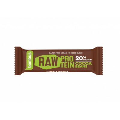 BOMBUS RAW 20% PROTEIN tyčinka 50 g – Obrázok 3