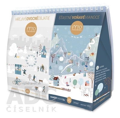 ys55gd0_400x400 FYTO Vianočná darčeková sada čajov s kalendárom Vianočný čaj: sypaný 60 g + porciovaný 20x2 g (40 g), 1x1 set – Obrázok 1