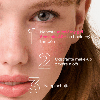 BIODERMA Sensibio AR+ Micelárny čistiaci gél pre citlivú pleť so začervenaním 250 ml – Obrázok 4