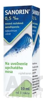 SANORIN 0,5 ‰ nosový sprej 10 ml – Obrázok 2