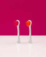 CURAPROX HYDROSONIC SENSITIVE náhradná hlavica, magenta + oranžová 2 ks – Obrázok 2