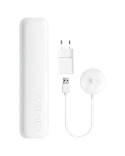 CURAPROX Hydrosonická kefka EASY + náhradná hlavica SENSITIVE 2 ks – Obrázok 2