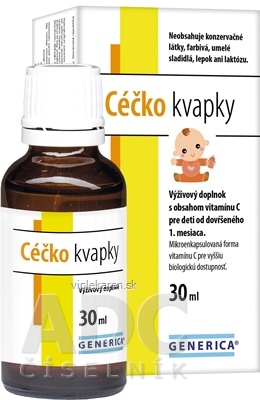 7vcb240_400x400 GENERICA Céčko kvapky pre deti od dovŕšeného 1. mesiaca, 1x30 ml – Obrázok 1