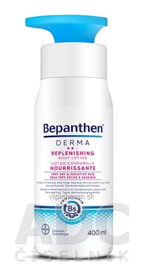 00710k0_400x400 Bepanthen DERMA REPLENISHING BODY LOTION hĺbkovo vyživujúce telové mlieko 400 ml – Obrázok 1