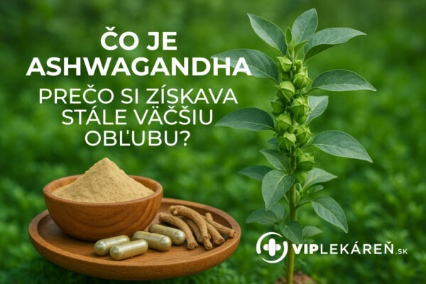 Rastlina Ashwagandhy a doplnky výživy z nej vytvorené.