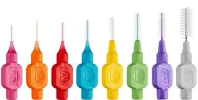 TePe Original Medzizubné kefky štartovacia sada, veľkosť 0-7 8 ks – Obrázok 2