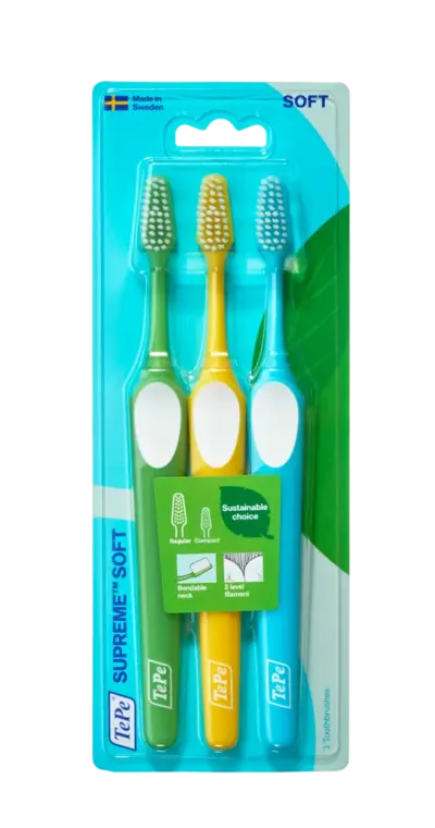 TePe SUPREME soft zubná kefka 3 ks – Obrázok 2