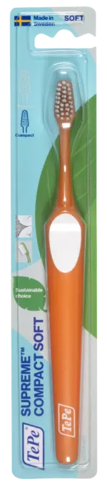 TePe SUPREME COMPACT SOFT zubná kefka 1 ks – Obrázok 2