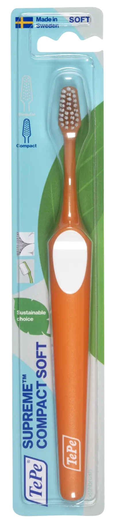 TePe SUPREME COMPACT SOFT zubná kefka 1 ks – Obrázok 2