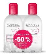 BIODERMA Sensibio H2O AR micelárna voda na pleť so začervenaním 2x250 ml