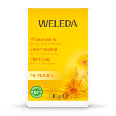 WELEDA Nechtíkové rastlinné mydlo 100 g – Obrázok 2